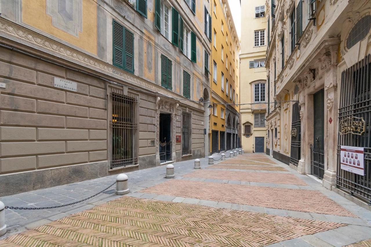 Appartamento Centro Storico Caruggi 2Min Acquario Pellicceria Superior Loft Palazzo Rolli Genova Esterno foto